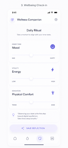 Qleo Wellness Check-in